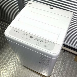 中古 Panasonic パナソニック 全自動電気洗濯機 NA-F50B15 5.0kg 動作確認済み 2022年製