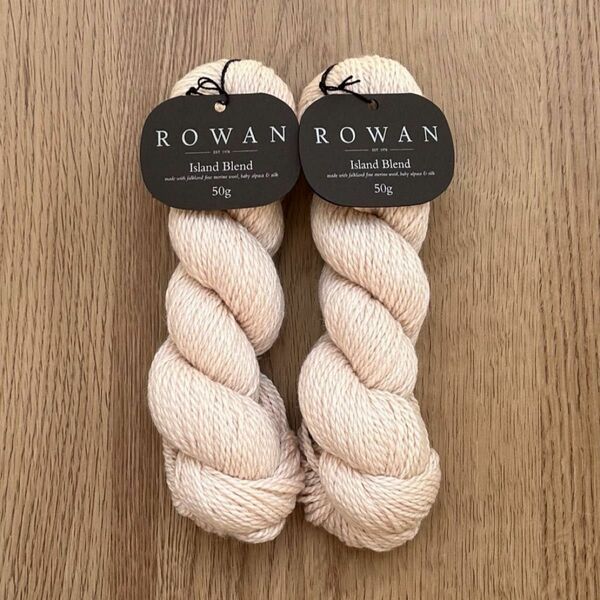 ROWAN Island Blend ［Blush］50g×2かせ　　　　　　　ﾍﾞﾋﾞｰｱﾙﾊﾟｶ・ｼﾙｸ配合 並太