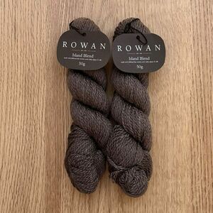 ROWAN Island Blend ［Leather］50g×2かせ　　　　　　　ﾍﾞﾋﾞｰｱﾙﾊﾟｶ・ｼﾙｸ配合 並太