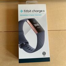 Fitbit Charge 3 Blue Grey/Rose Gold Aluminium FB410RGGY-CJK スマートウォッチ_画像1