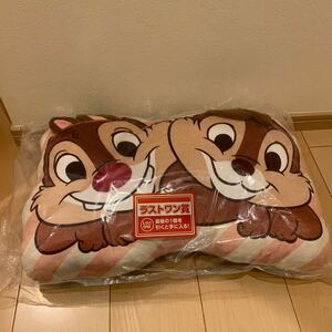 Ichiban Kuji Chip &amp; Dale последний приз для лица Cushion Chip и Dale Disney