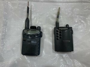 キングラム[60] トランシーバー ダブルバンドFM C501 UHF ハンディー C401 取扱い説明書付き ジャンク品 中古 送料無料