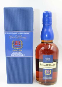 キングラム[54]エヴァン ウィリアムズ 23年 バーボン ケンタッキー EVAN WILLIAMS 23YEARS 107PROOF BOURBON 750ml/53.5%[送料無料]　@2662