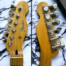 【K108】格安スタート！ Fender エレキギター フェンダー JAPAN テレキャスター TELECASTER アンプ音出し確認 ソフトケース_画像3