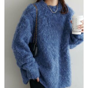 Discoatディスコート新品【ユニセックス】ブークレシャギープルオーバーブルー