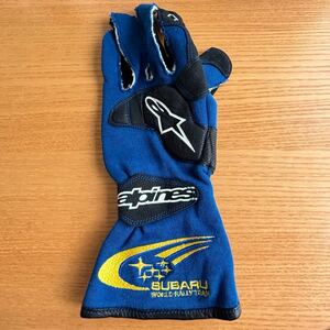  not for sale glove SUBARU WORLD Rally team WRC model 555 Impreza Subaru one side ( left hand for ) only 