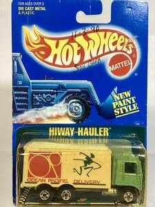 ホットウィール　旧旧ハイウェイハウラー　HIWAY HAULER 1989年　スピードポイントカード封入