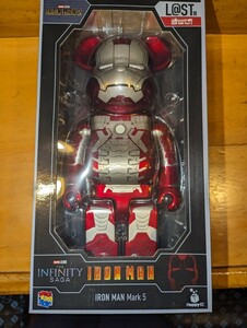 Happyくじ　マーベル　Infinity saga IRON MAN BE@RBRICK L@ST賞　ラストワン　marvel アイアンマン