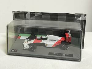 模型未開封♪【F1マシンコレクション】25 McLAREN MP4/5B マクラーレンMP4/5B アイルトンセナ★デアゴスティーニ★送料例 800円/関東 東海