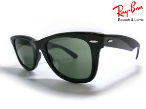 希少60s Vintage B&L RayBan WAYFARER USA 芯なし ウェイファーラー5022エボニーブラックG15ボシュロムBLアメリカ製メンズ米国サングラス黒