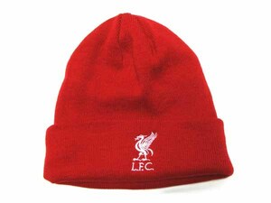 Liverpool FC ニット帽 レッド プレミアリーグ リヴァプール フリーサイズ 男女兼用 ビーニー 帽子【新品未使用品】 ◆アウトレット◆