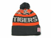 NCAA Clemson Tigers ニット帽 グレー フリーサイズ 男女兼用 ポンビーニー Top of The World 【未使用品】 ◆アウトレット◆_画像2