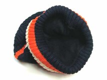 NFL Chicago Bears シカゴ・ベアーズ ニット帽 フリーサイズ 男女兼用 ビーニー 帽子 裏フリース 【未使用品】 ◆アウトレット◆_画像4