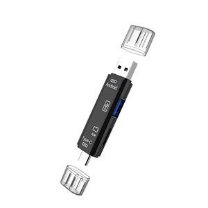 5-in-1 TFカードリーダー多機能OTGタイプC USB 3.1マイクロSD TFカードリーダー