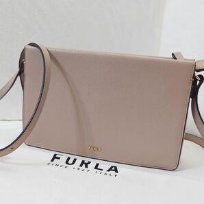 フルラ FURLA　ショルダーバッグ レザー ピンクベージュ 新作