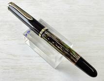 【希少】 ペリカン 万年筆 400NN M＆K 茶縞 ペン先14C-585 廃盤モデル pelikan _画像3