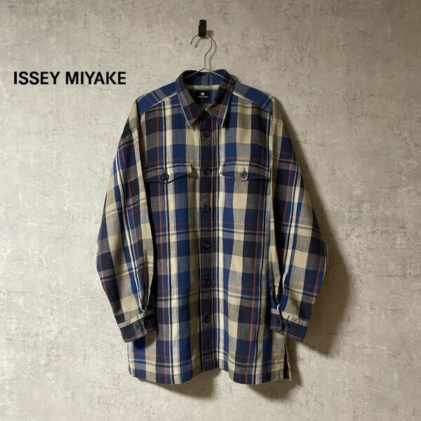 ISSEY MIYAKE イッセイミヤケ 90s ビンテージ チェックシャツ
