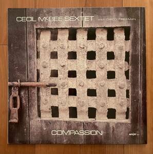 LP 独 オリジナル CECIL McBEE SEXTET with CHICO FREEMAN / COMPASSION / Avant-garde Jazz enja 3041
