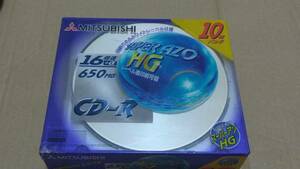 三菱化学 CD-R 650MB 10枚 SUPER AZO HG スーパーアゾ CDR74AP10