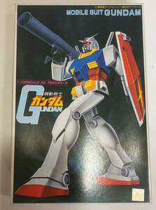 送料無料　未組立　バンダイ　機動戦士ガンダム　プラモデル　S=1/100　RX-78　ＲＸ－７８　1983　昭和レトロ　当時物　ガンプラ　絶版