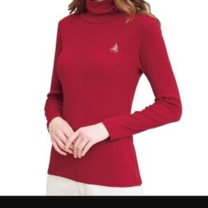 【新品】ムーミン リトルミイ タートルネックT 3L 赤