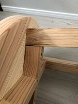 丸椅子、スツール、木製、おしゃれ、サイドテーブル、handmade、無垢材、2脚セット_画像9
