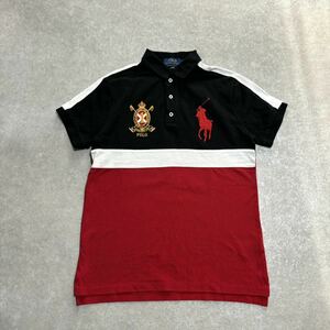 POLO RALPH LAUREN ポロラルフローレン ビッグポニー 刺繍 半袖 ポロシャツ メンズ Sサイズ