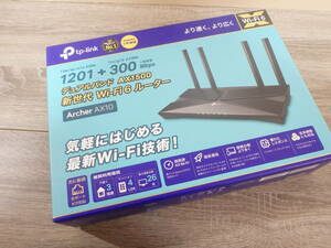 未使用品　TP-Link WiFi6 ルーター 1201+300Mbps Archer AX10 AX1500