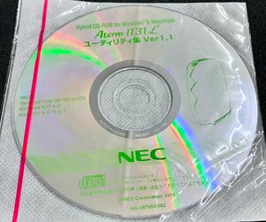 2YXS1257★現状品★NEC Aterm IT31L ユーティリティ集 Ver 1.1 Hybrid CD-ROM for Windows & Macintosh