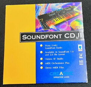 2YXS1484* текущее состояние товар *SOUNDFONT CD Ⅱ CD-ROM for Sound Blaster AWE32