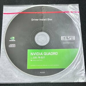 2YXS1435★現状・未開封品★ NVIDIA QUADRO ドライバーディスク Ver.320.78.QJ1