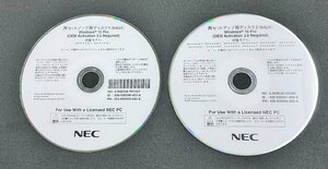 2YXS1318★現状品★NEC 再セットアップ用ディスク Windows 10 Pro 64bit (OEM Activation 3.0 Required) Mate (ME-MB)/T