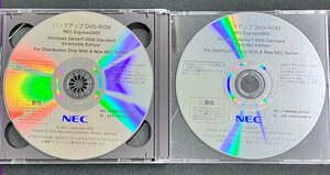 2YXS1264★現状品★NEC バックアップDVD-ROM Express5800 Windows Server 2008 Standard 32bit(x86) Edition /64bit(x64) Edition 2枚組