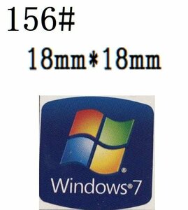 156# [Windows7] emblem seal #18*18.# conditions attaching free shipping 