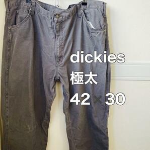 dickies 古着　グレー　極太　パンツ　ワーク 4230