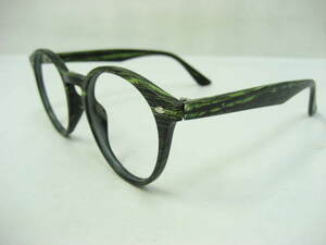 ウッドデザイン 眼鏡 めがね メガネ 伊達眼鏡 2912 木デザイン 緑 グリーン