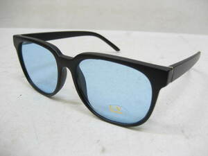 ウェリントン サングラス 眼鏡 メガネ 2851 マットブラック×ブルーレンズ 黒 青 