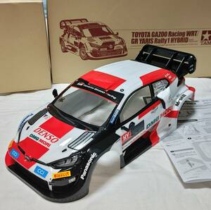 1/10RC トヨタ ガズー レーシング WRT/GR ヤリス ラリー1 ハイブリッド （TT-02シャーシ） 58716　ボディのみ