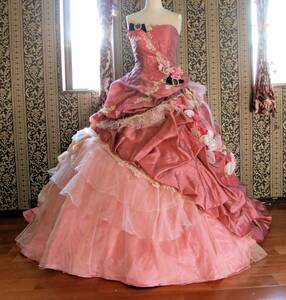  I прозрачный высококлассный свадебное платье 7 номер 9 номер 11 номер S~L размер потускнение розовый цветное платье сборник вверх настройка возможность 