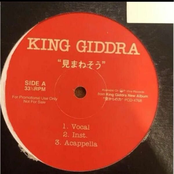 KING GIDDRA 見まわそう　大掃除　レコード