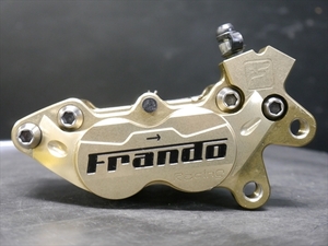 R60129 SR400カスタムSR500にも FRANDOフランドー 削り出し 40mmレーシング フロント ブレーキ キャリパーASSY ブレンボ4POT SRX400 RZ250R