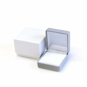  free shipping ring ring present high class accessory case box | gray hand made storage box BOX gift present Propo -z