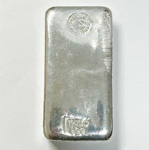 本物　純銀　インゴット　1kg 1キロ　銀地金　シルバー　SILVER 