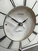 CITIZEN　シチズン　掛け時計　電波時計　4RY707-0　通電確認済_画像3