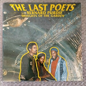 the last poets with bernard purdie delights of the garden ラストポェッツ バーナード パーディー douglas 1977 US LP盤 歌詞カード付き