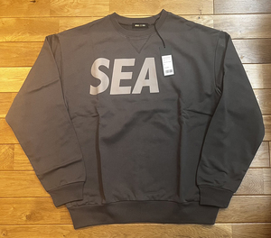 新品未使用 WIND AND SEA / SEA Crew neck COLOR:Charcoal_Taupe SIZE:XL NO:WDS-O-SEA-23-Q2-CS-01