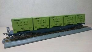 エンドウ コルゲートコンテナ コキ 10000 コンテナ車 貨車 HOゲージ 鉄道模型