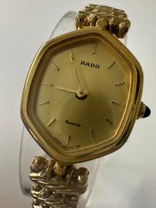 RADO ラドー QZ クォーツ ゴールドカラー 133.9671.2 レディース 腕時計 不動品