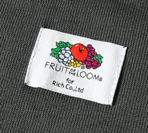 Fruit Of The Loom ヘビーウェイト 8.5oz ロンT チャコールL Tシャツ 長袖 フライス カットソー フルーツオブザルーム ブランド_画像3