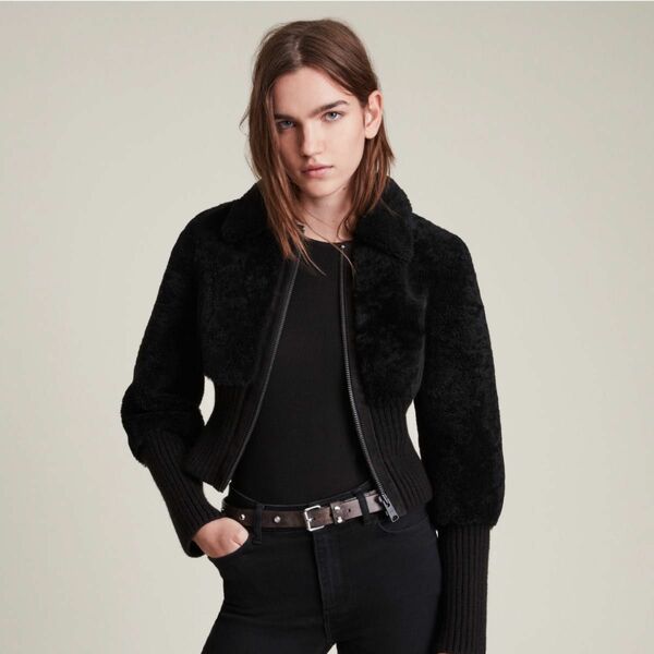 ADRIA SHEARLING BOMBER JACKET | ADRIA S